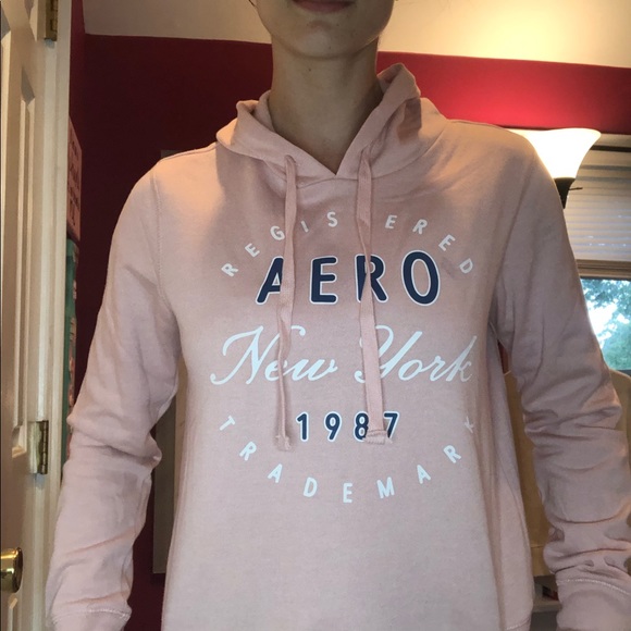 NWT Pink and White Aeropostale Sweatshirt - Picture 7 of 7